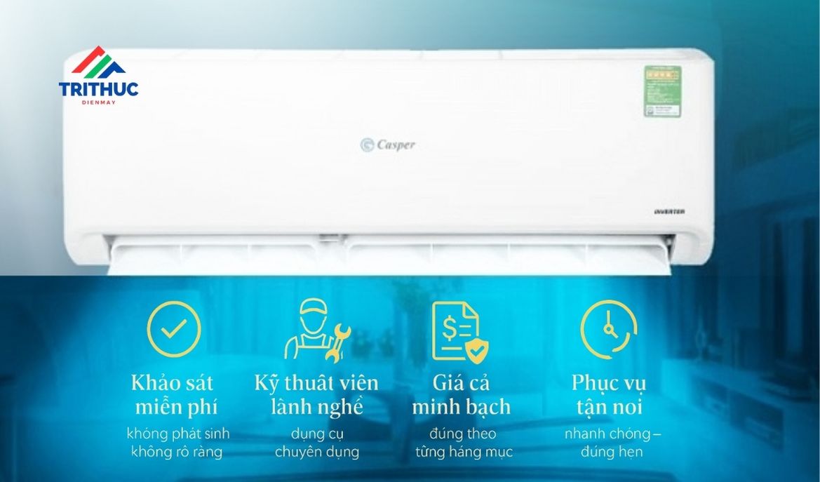 Lý do bạn nên chọn dịch vụ vệ sinh máy lạnh của Điện Máy Trí Thức