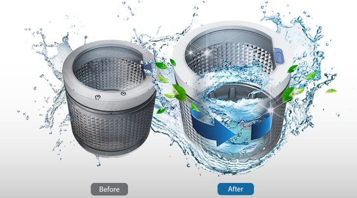 Lợi ích khi vệ sinh máy giặt cửa trên định kỳ