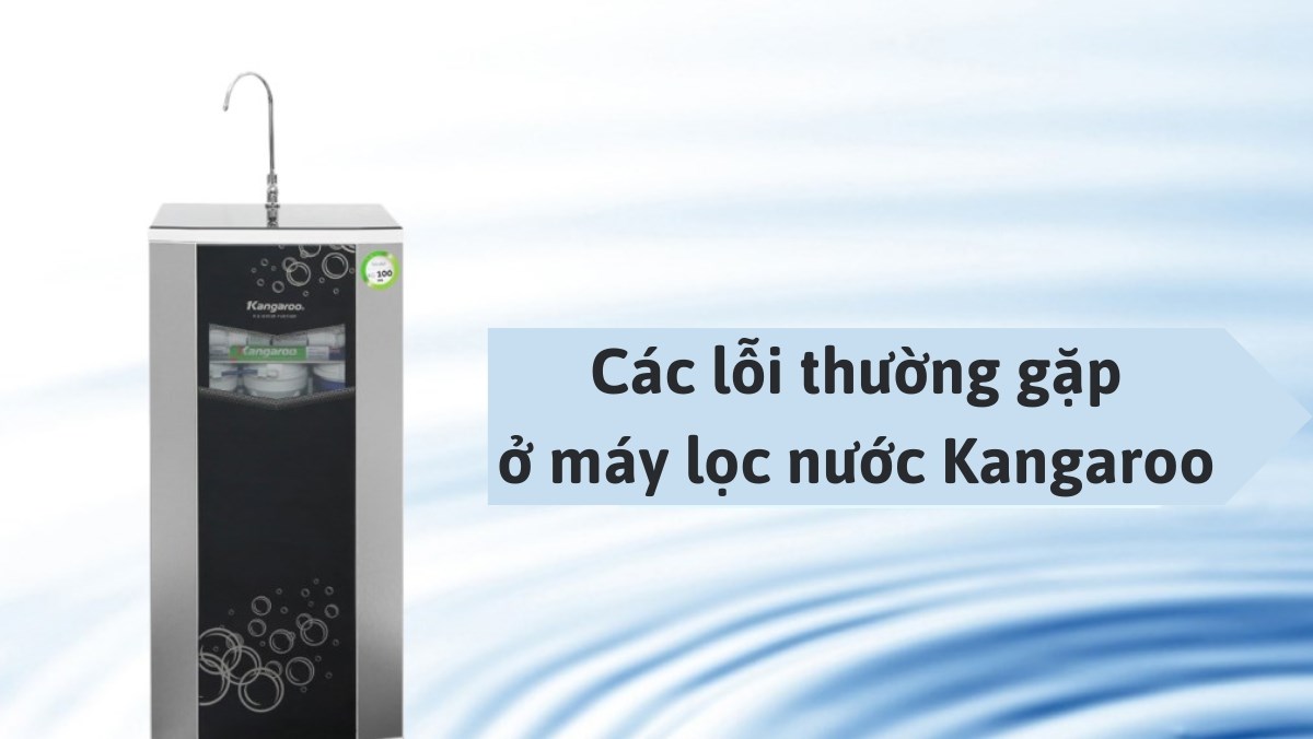Lỗi thường gặp ở máy lọc nước RO và cách khắc phục