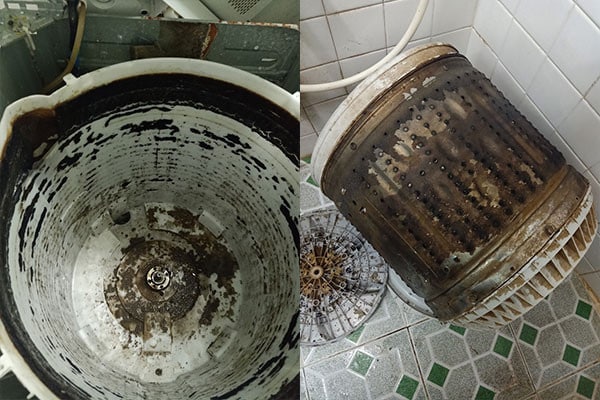 Vệ sinh lồng giặt