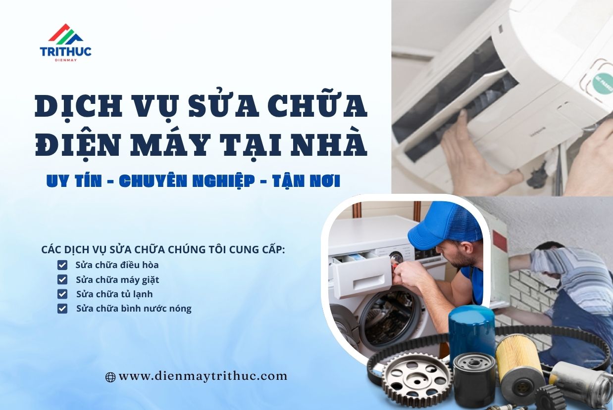 Dịch vụ sửa chữa điện máy Chất lượng- Uy tín-Tận nơi: Điều Hòa, Máy Giặt, Tủ Lạnh, Bình Nước Nóng Tại Đà Nẵng